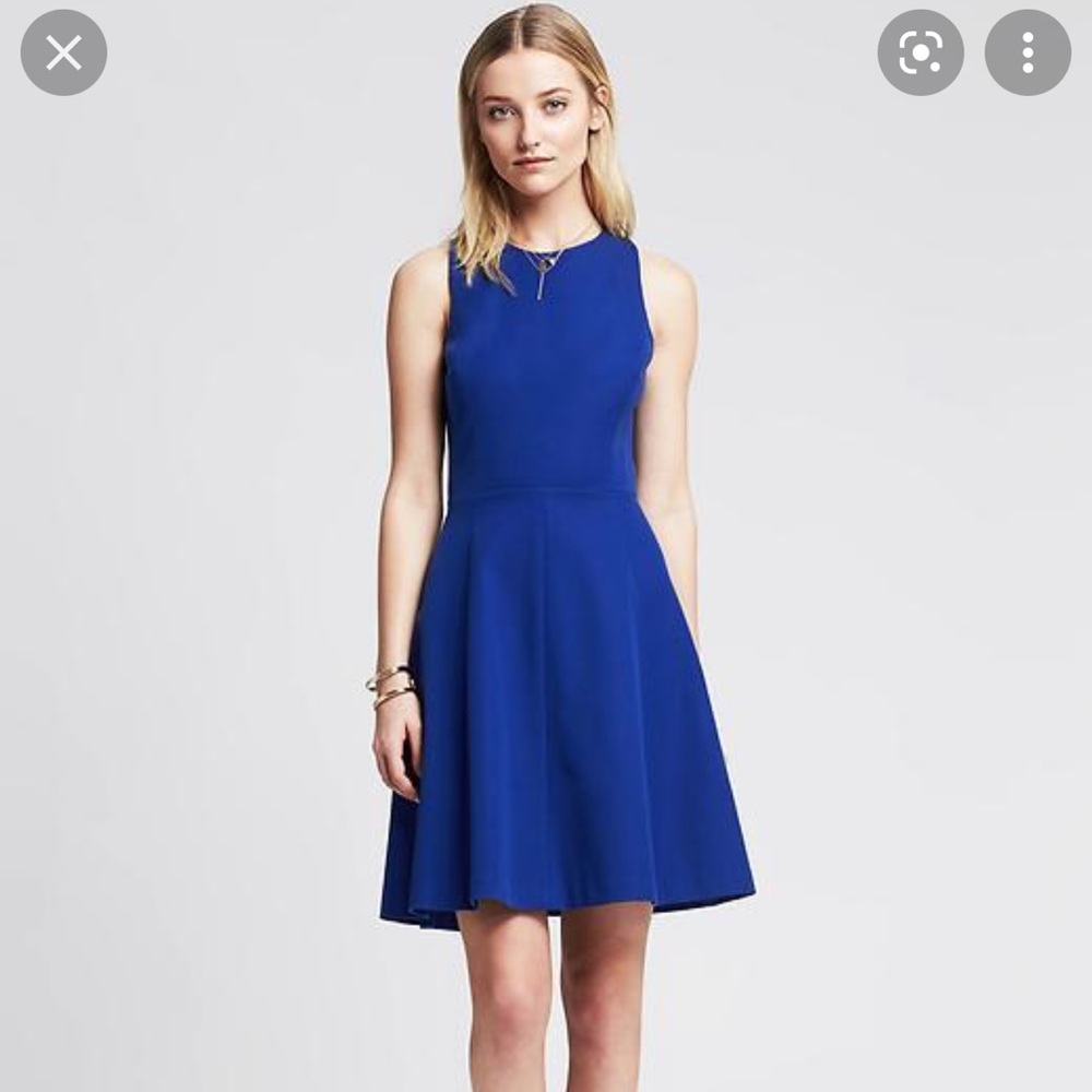 Banana republic sloan fit and flare dress